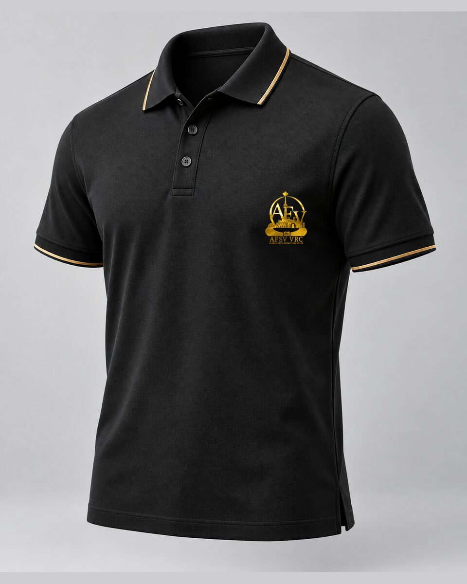 Executive Polo in black — concept image