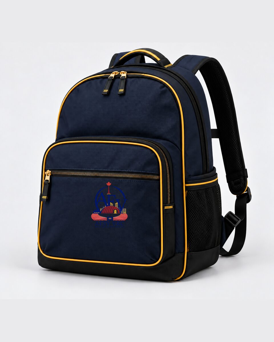 Backpack in navy — concept image